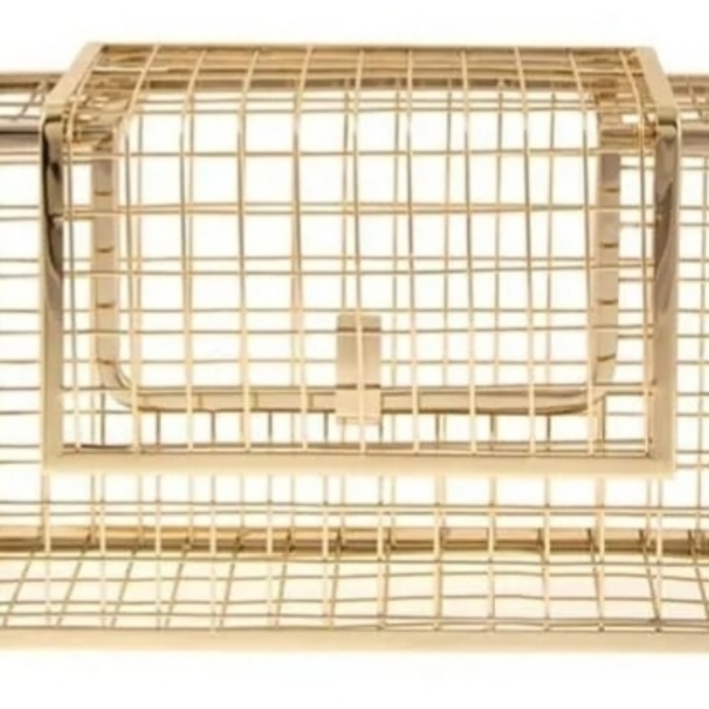 Metal Crossbody Purse (Gold, Black or Rose Gold) - Picture 3 of 4